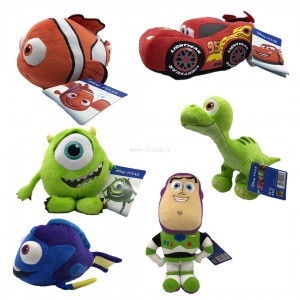 Набор мягких игрушек Pixar и Dream Works